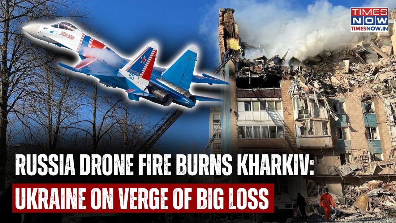 Russia Triggers Kharkiv Bloodbath: Drone Fury Hits Ukraine's 2nd-Largest City As Putin's Men Roar