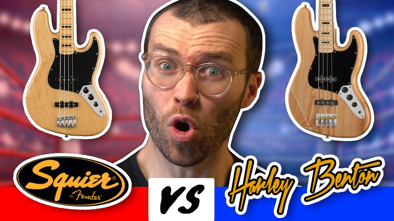 70s Jazz Bass Shootout! | Squier Classic Vibe VS Harley Benton JB-75