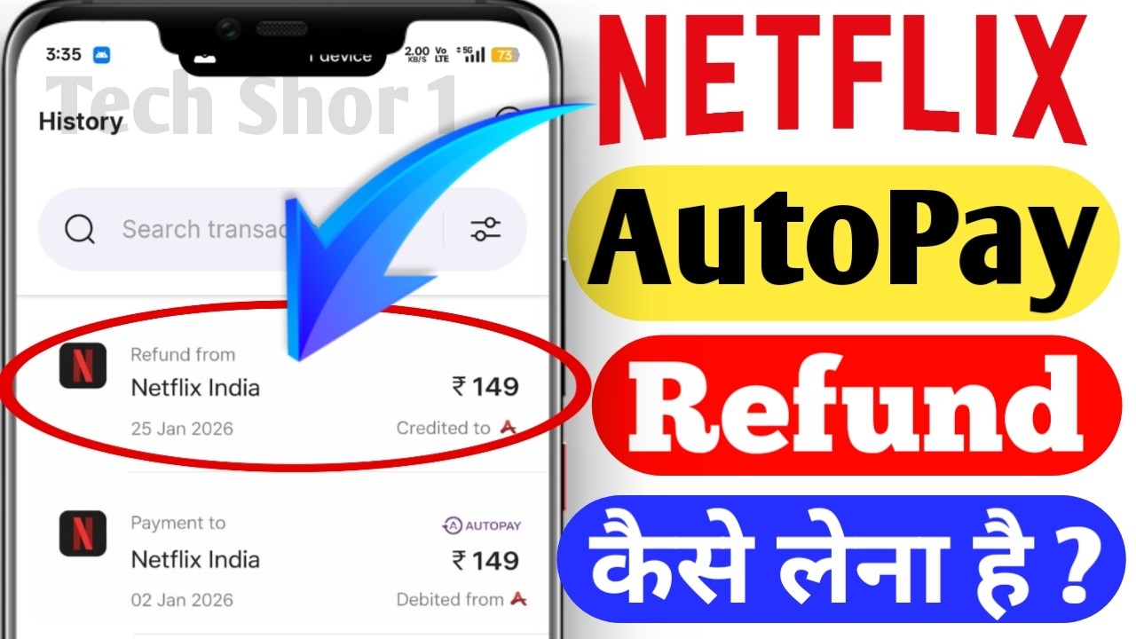 Netflix Autopay Refund Process | Netflix Autopay Refund Kaise Kare