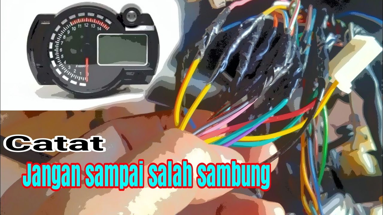 Spidometer Kozo RX2N di motor Honda Revo 100