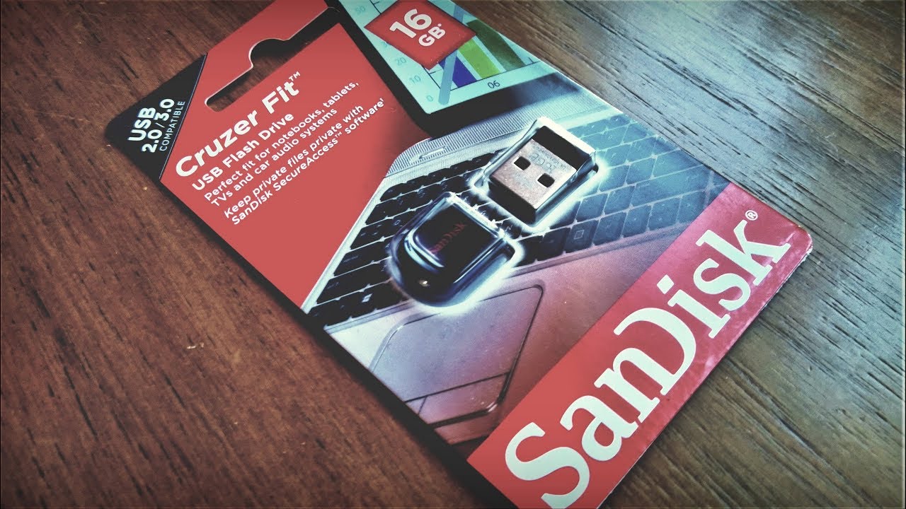 Флешка USB SANDISK Cruzer Fit 16Гб, USB2.0. Обзор и тестик!)