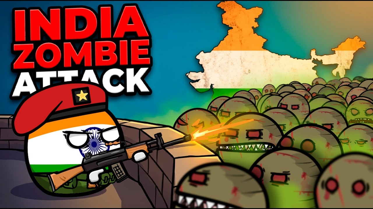 Zombies in Asia - Episodes 14 / India ( Countryballs )