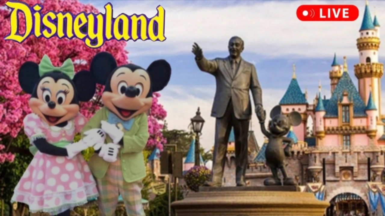 Disneyland Relaxing Fun Day Rides Shows #livestream