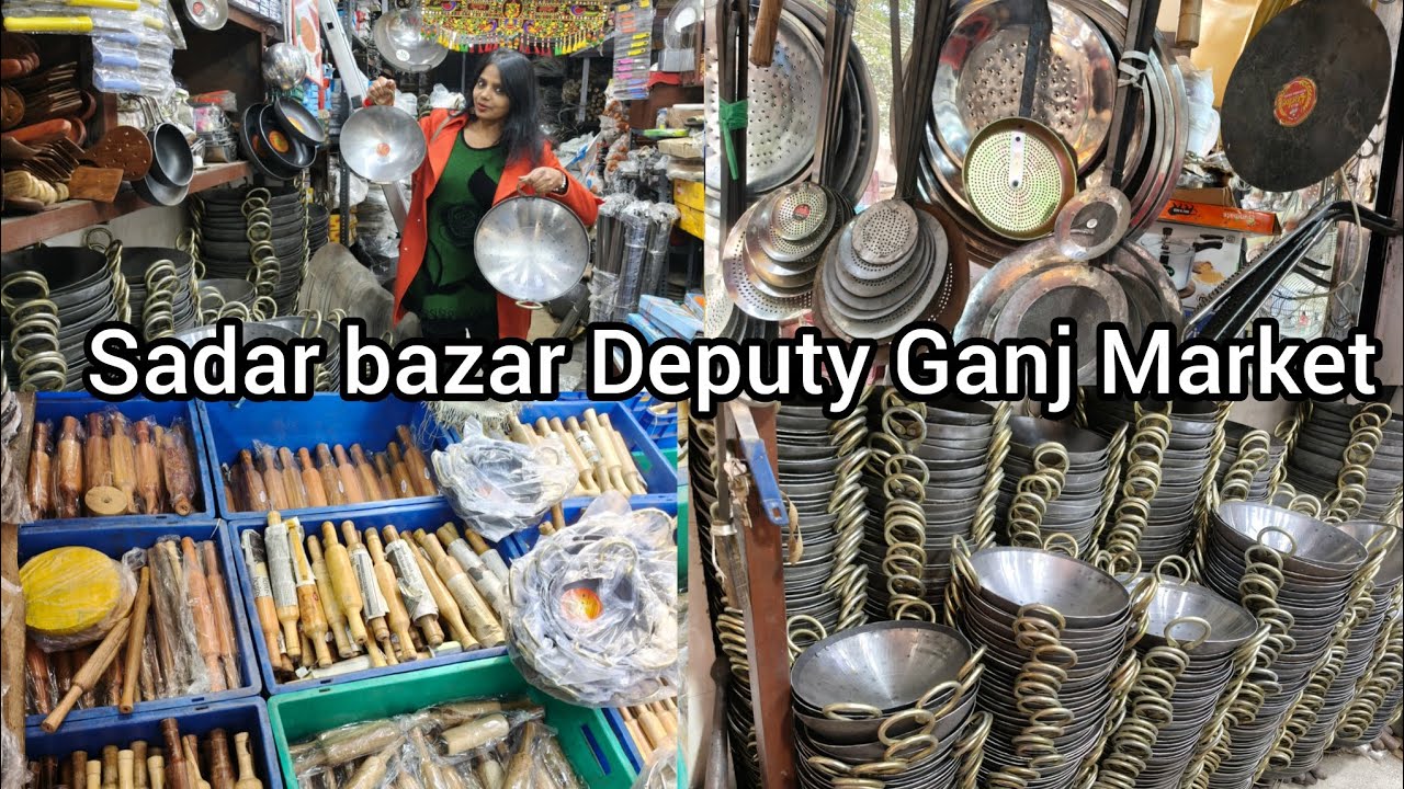 Cheapest Bartan Shop | Sadar bazar Deputy Ganj Wholesale Market Delhi, Laxmi tevar Vlogger 