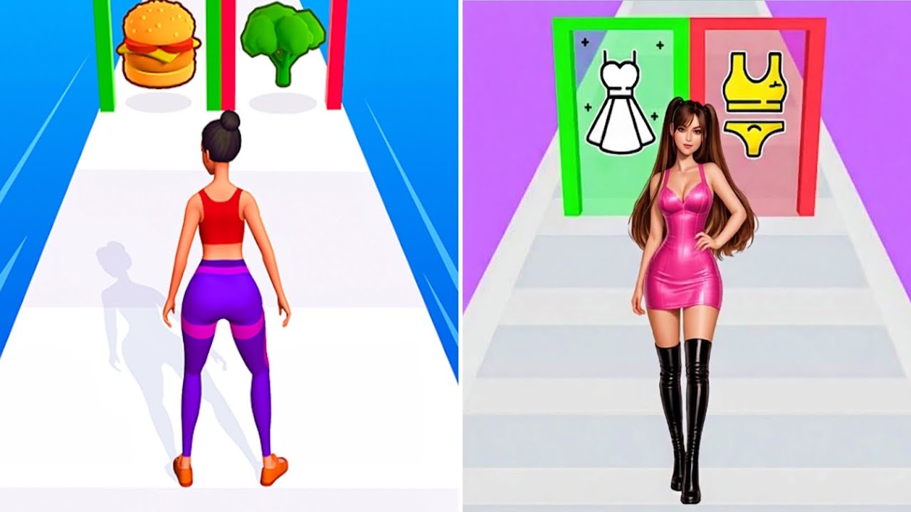 Twerk Race vs Build A Girlfriend Max Level Unlocked SpeedRun Gameplay