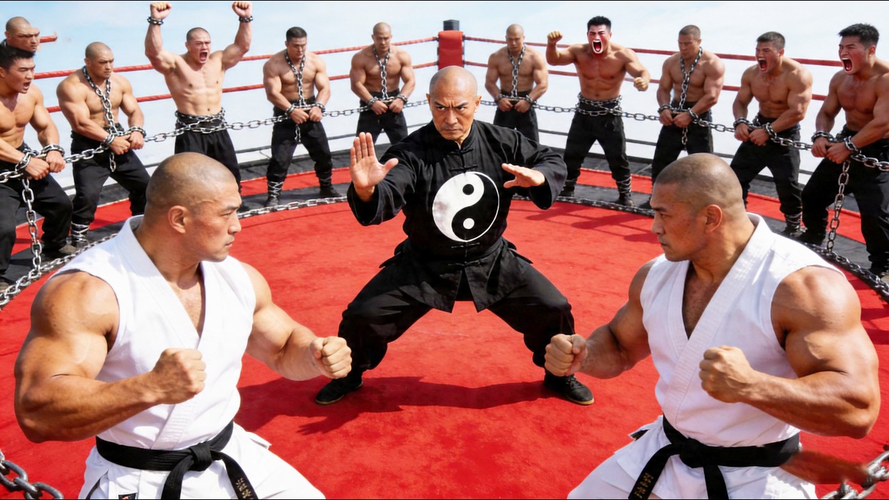 Pierścień Kung Fu: japoński mistrz wyśmiał chińskie Kung Fu, ale został porzucony przez mistrza Tai Chi!