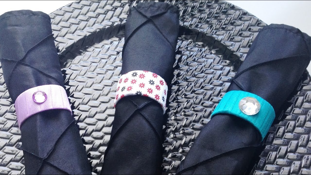 DIY ronds de serviette personnalisés - Astuce FACILE et rapide