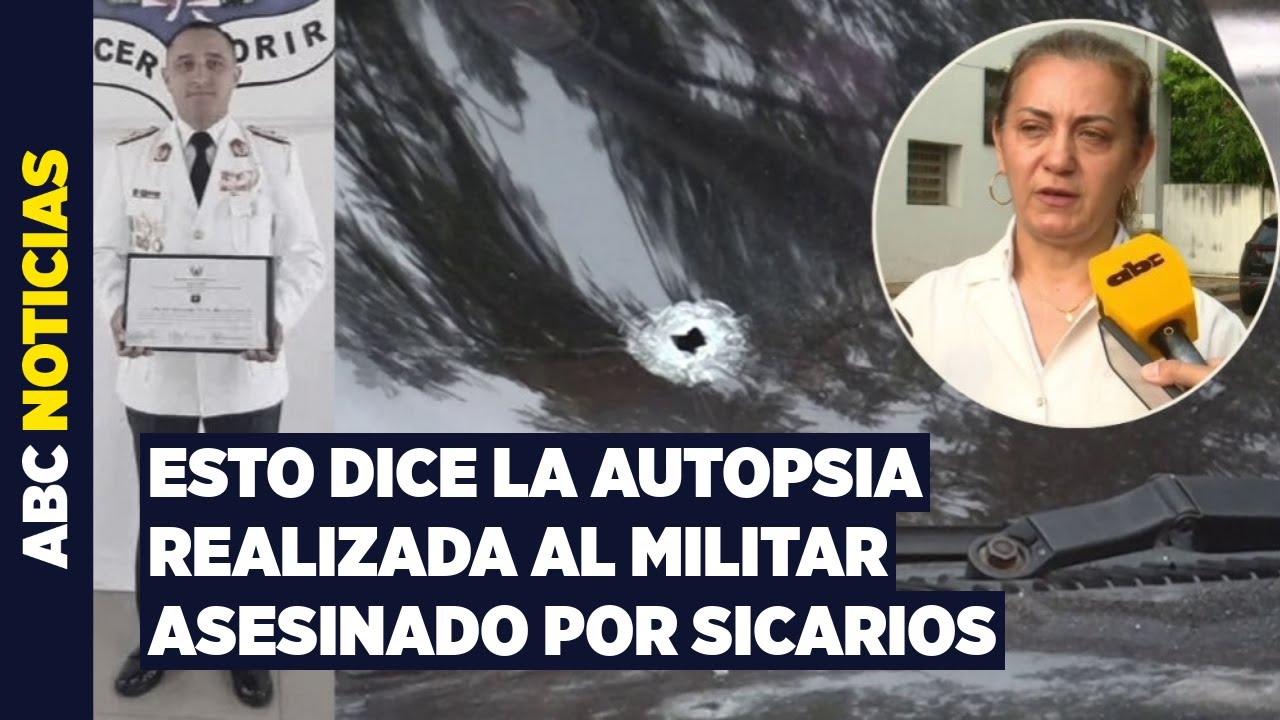 Autopsia a Guillermo Moral Centurión: militar falleció de un certero disparo