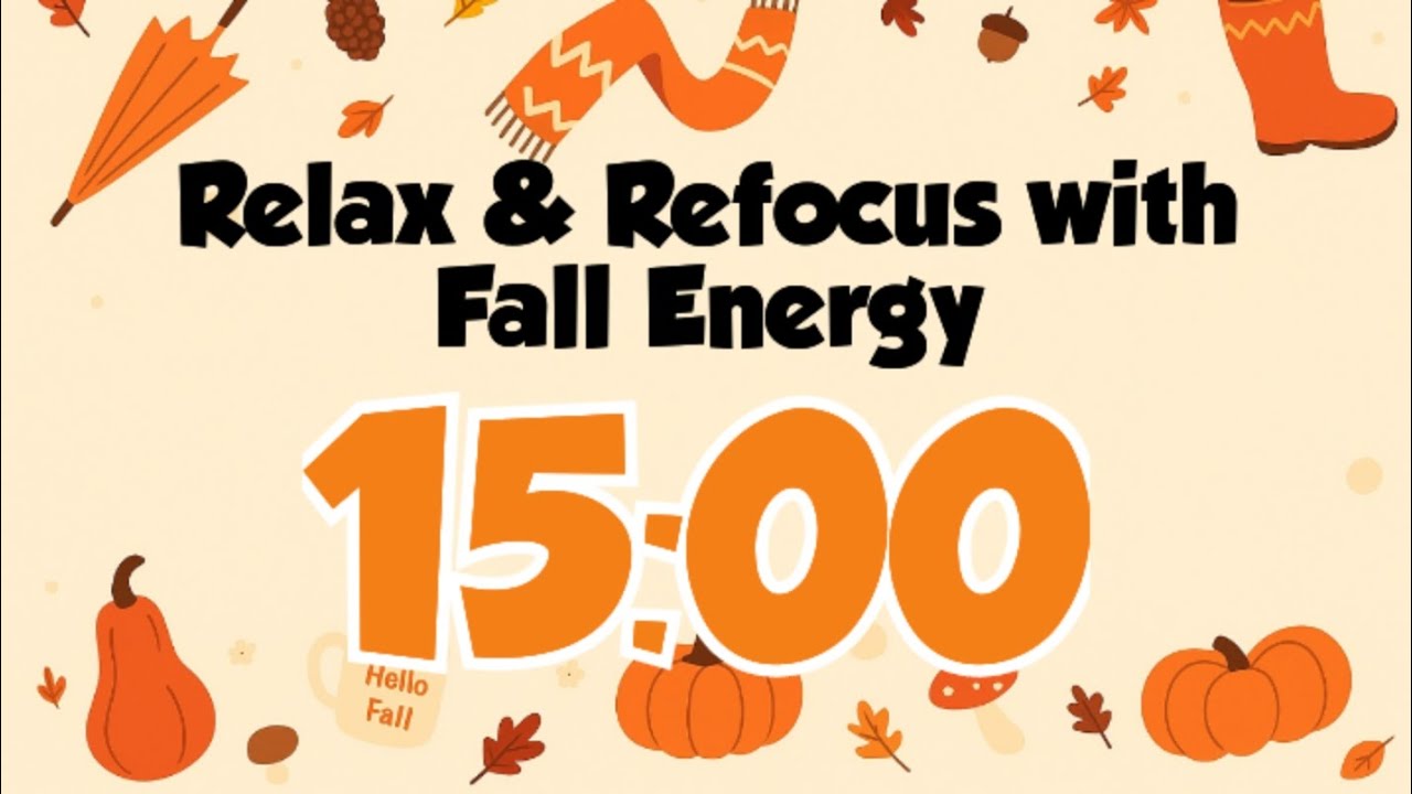 15-Minute Cozy Autumn Timer &ndash; Relax & Focus with November Vibes