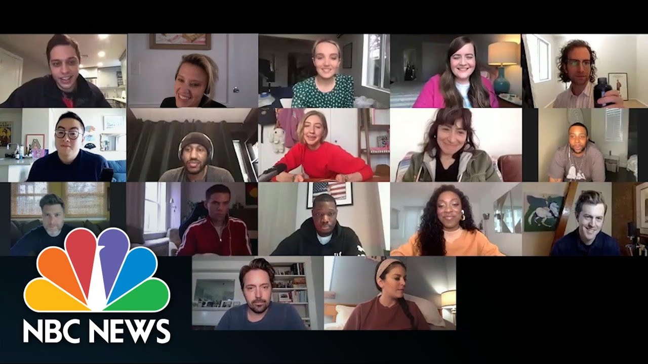 &lsquo;Saturday Night Live&rsquo; Cast Returns Via Zoom After Monthlong Coronavirus Hiatus | NBC News