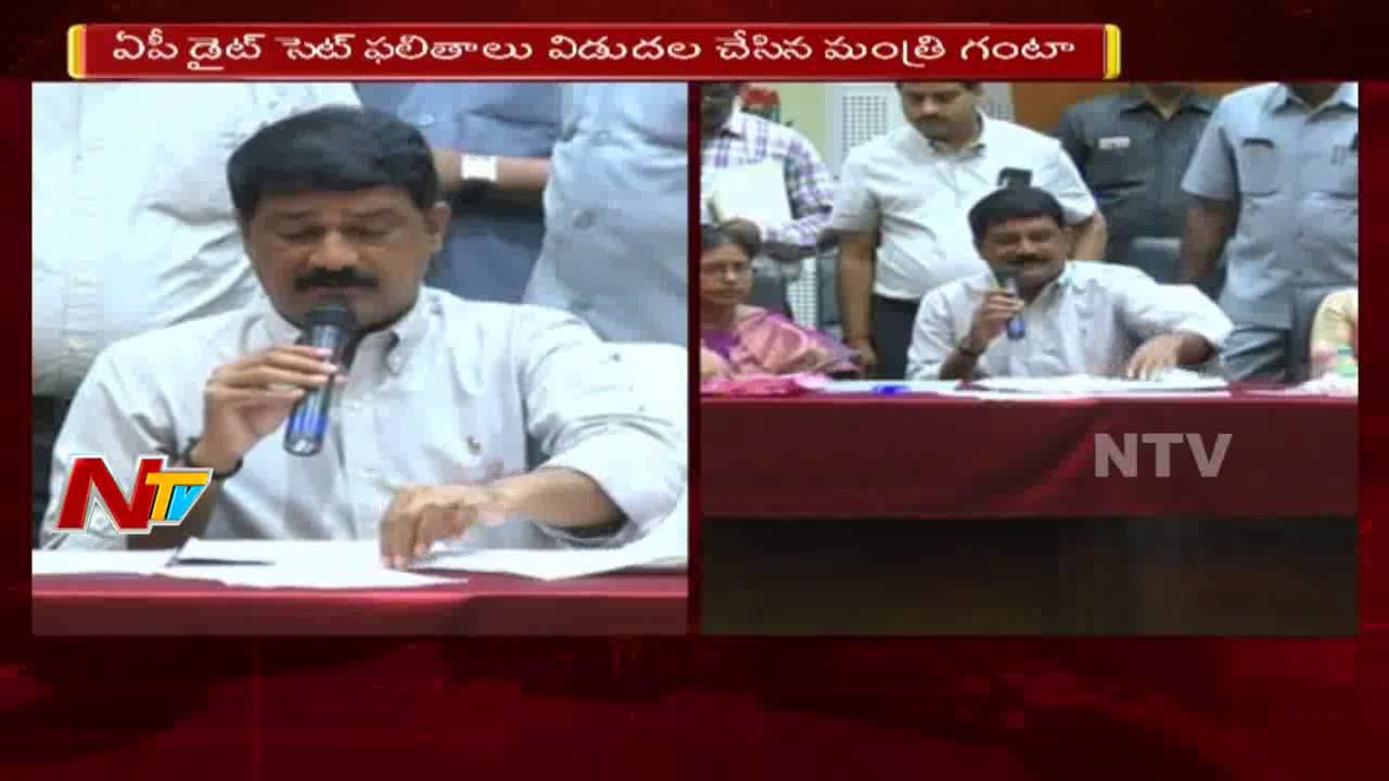 Ap TET Results 2018 Released by Ganta Srinivas Rao | NTV
