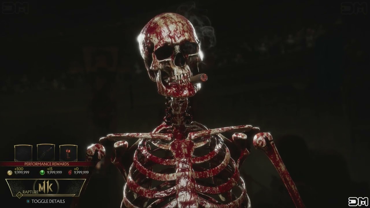 skeleton smoking cigar meme remastered [4K 60FPS]