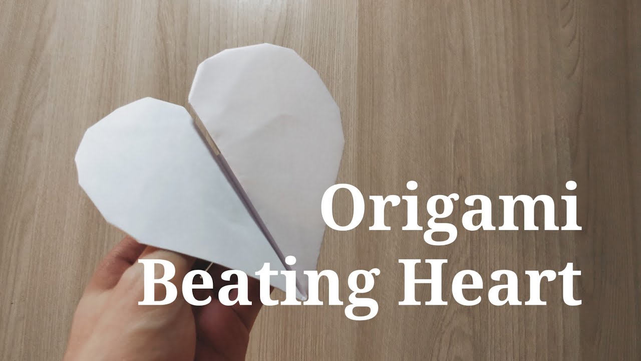 Valentine's Day Beating Heart Origami Instructions