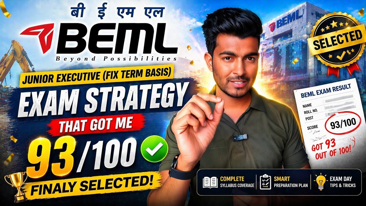 How I Scored 93/100 in BEML FTB 🚀 Full Strategy + Selection Proof