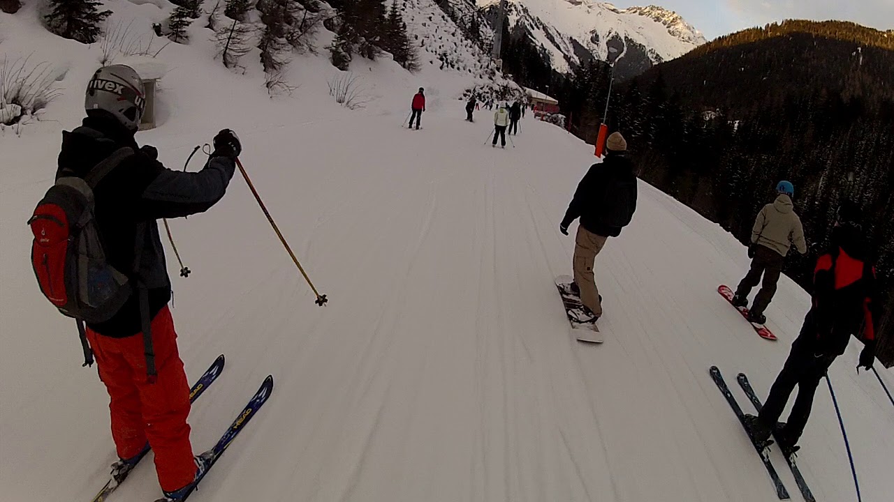 Ischgl Talabfahrt ab Idalp bis Hexenküche :-)