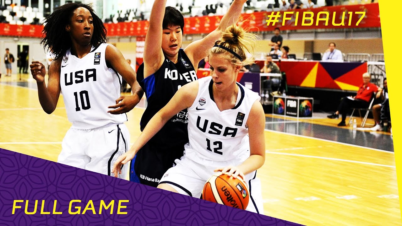 USA v Korea - Full Game - 2016 FIBA U17 Women's World Championship