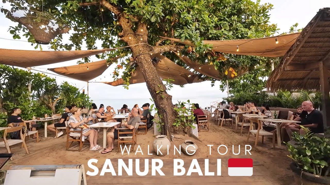 Bali Walking Update | Walking Around Seeing The Busy Afternoon Activities In SANUR Bali Today 2025