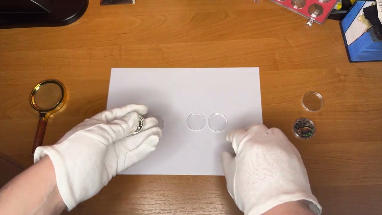 Хранение юбилейных монет в листах от украинской тм &laquo;Kammer&raquo;