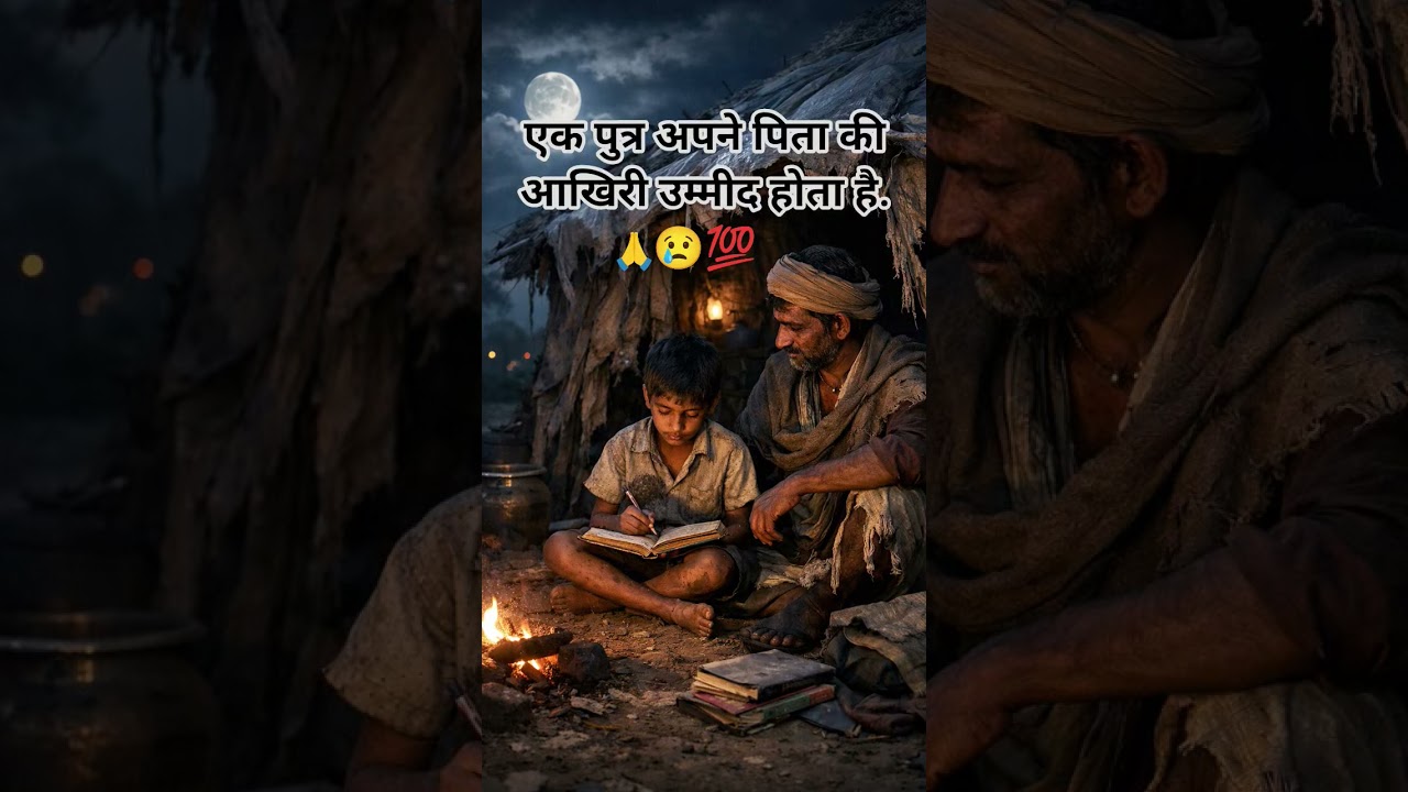 पिता और पुत्र.😢💯🎯 