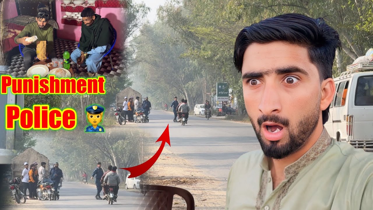 Police Ne Rok Liya 🚔Punishment Karni Par Gai 😨Raid - Chapa Mar dia 😭Ufff itani Mehangai Hamza Sidhu 