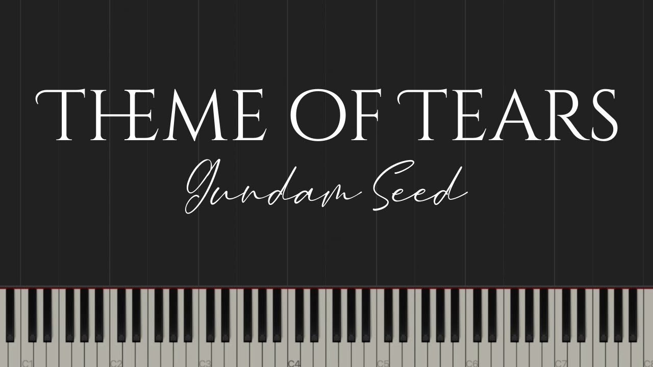 Theme of Tears - Gundam Seed (Piano Tutorial)