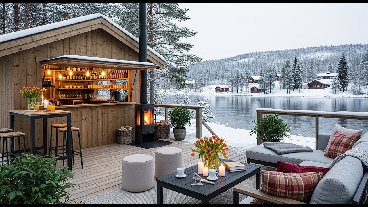 ☕ Soft Snow & Smooth Jazz Music for Productivity & Focus Tranquil