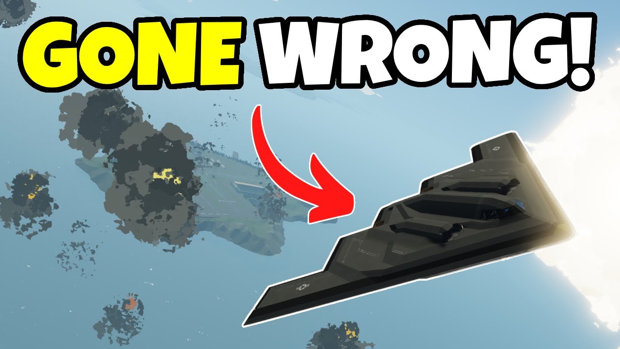 Spy Mission TURNED INTO WAR In The B2 Spirit! Stormworks