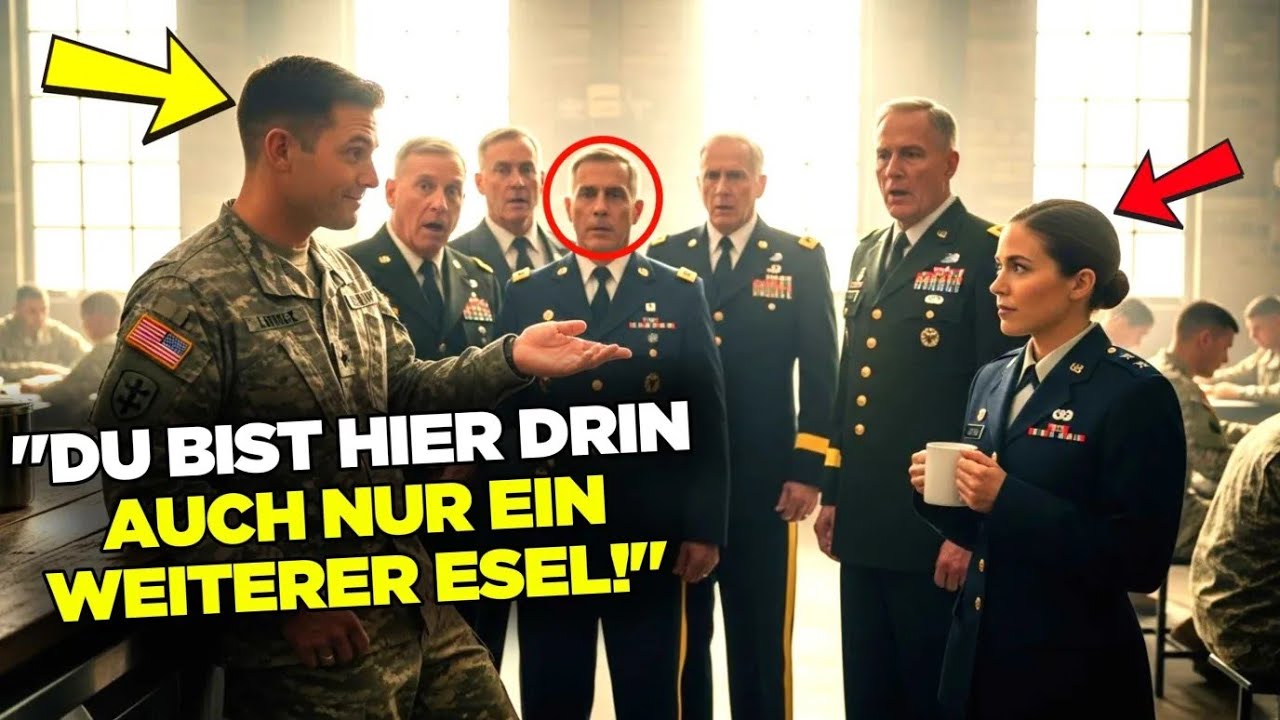 Der Unteroffizier verspottete ihren Rang ohne zu ahnen, dass sie über ihm steht