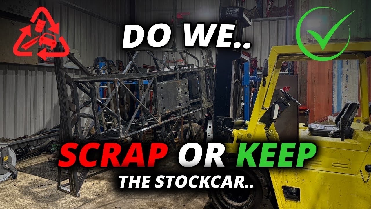 We start to cut the stockcar up 