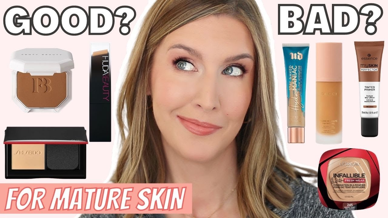 FOUNDATION ROUNDUP | 7 Best & Worst Foundations For Mature Skin 2021