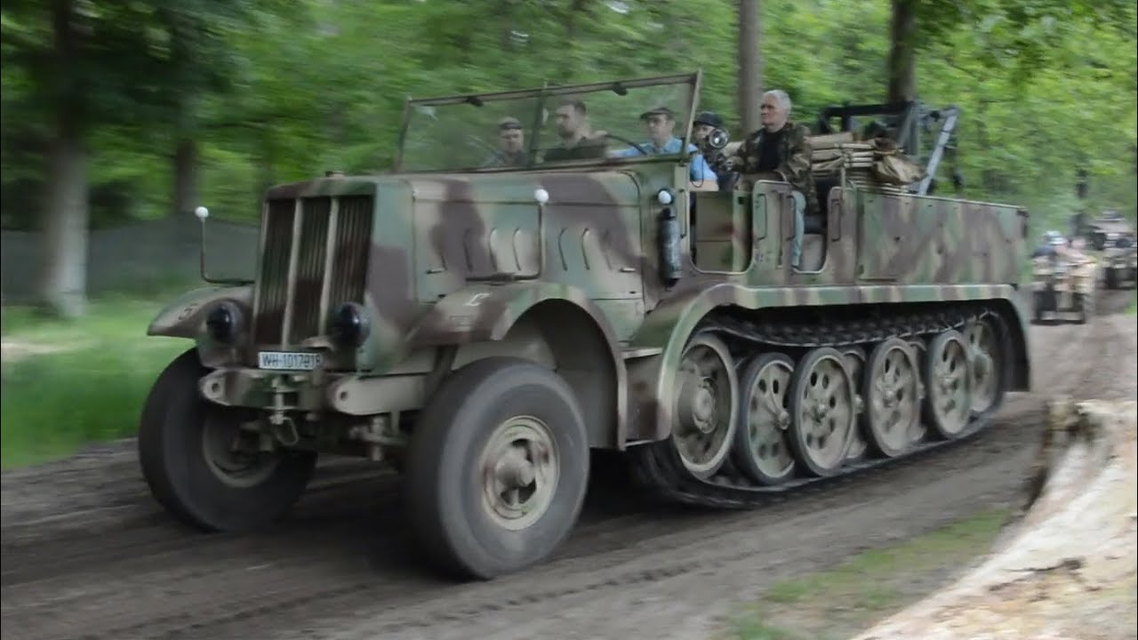 Four SdKfz 9 Famo during Militracks 2023!!!