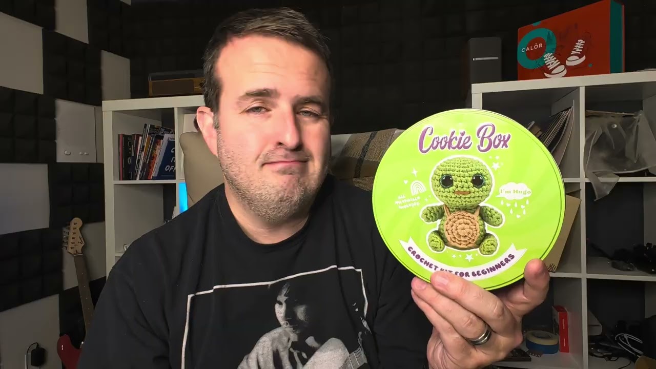 Оригинальный набор для вязания крючком Cookie Box для начинающих