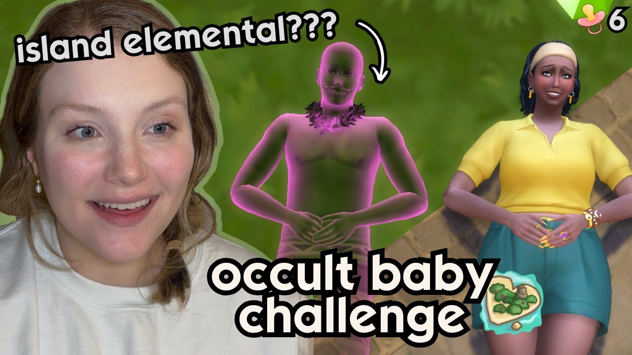 Trying to have a baby with an ISLAND ELEMENTAL in the Sims 4 | Occult Baby Challenge Episode 6