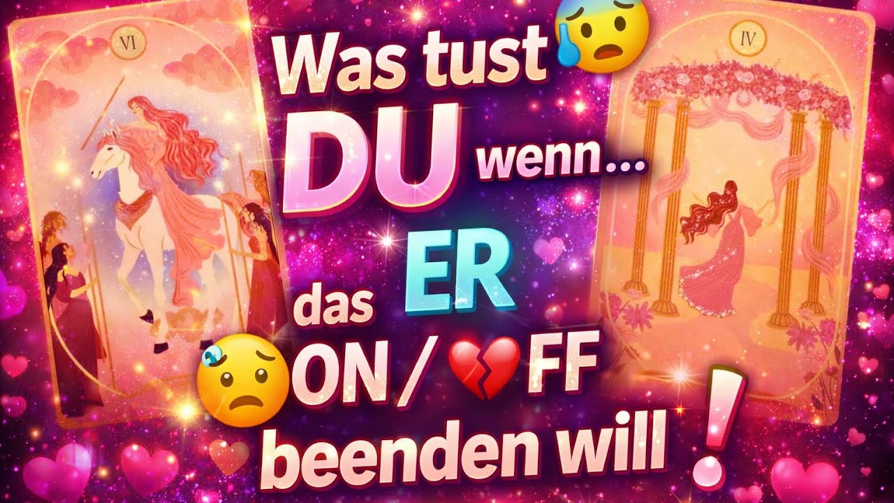 ❗️ON / OFF💔 ByeBye .. stell dir vor 🐰ER weiss was ER will .. rate mal WER das ist😉#tarot #liebe