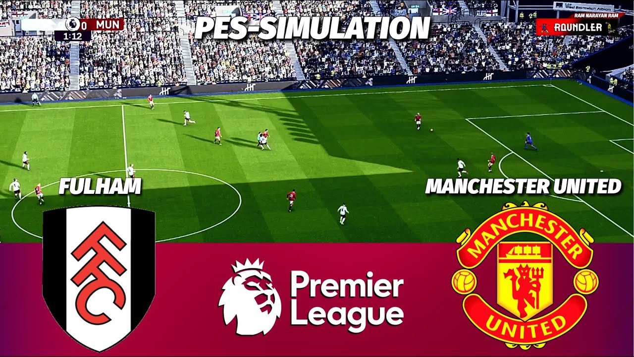 🔴LIVE || Fulham vs Manchester United - English Premier League 2025/26 | PES 21 Simulation