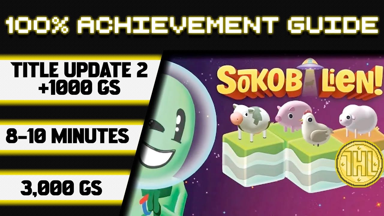 Sokobalien Title Update 2 100% Achievement Walkthrough * 1000GS in 8-10 Minutes *