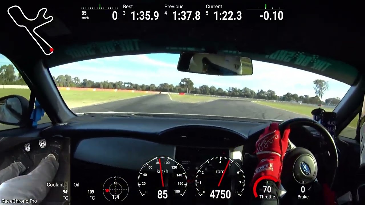 First time driving Winton Raceway