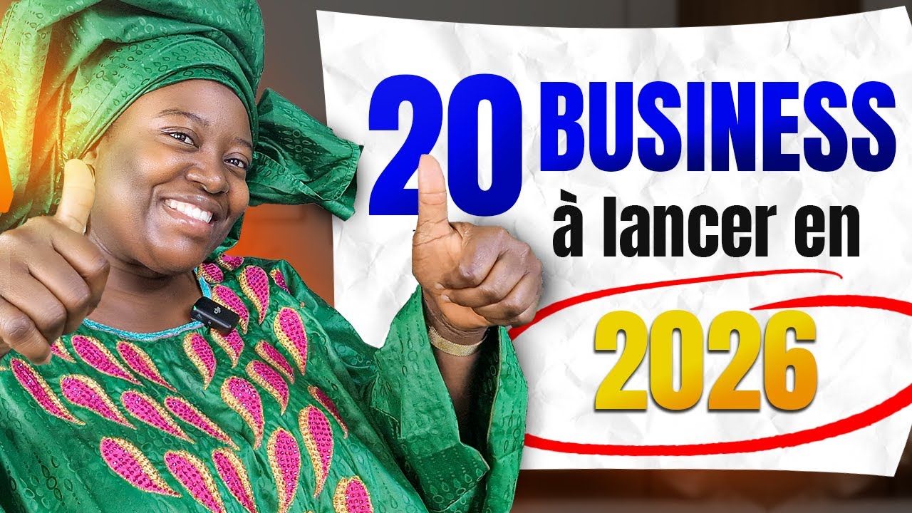 20 BUSINESS qui Vont VOUS Rendre RICHE en 2026.
