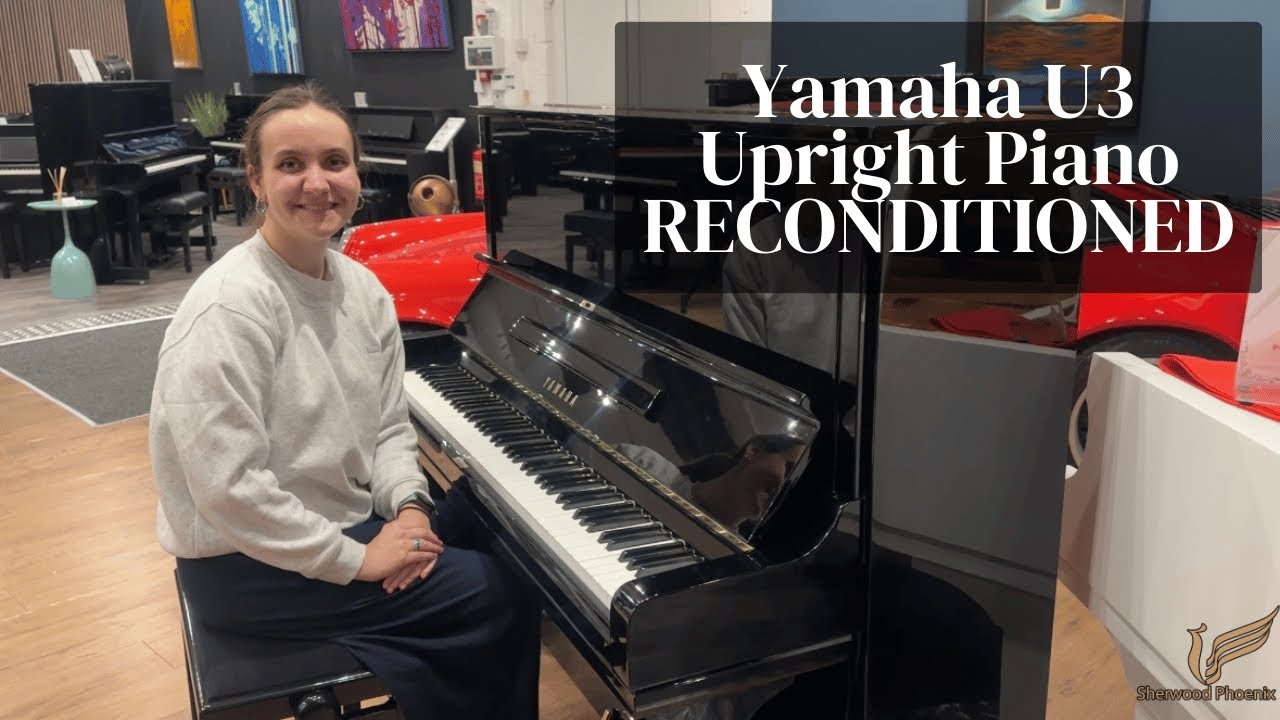 Yamaha U3 Upright Piano Black Polyester, Reconditioned | Review & Demo | Sherwood Phoenix Pianos
