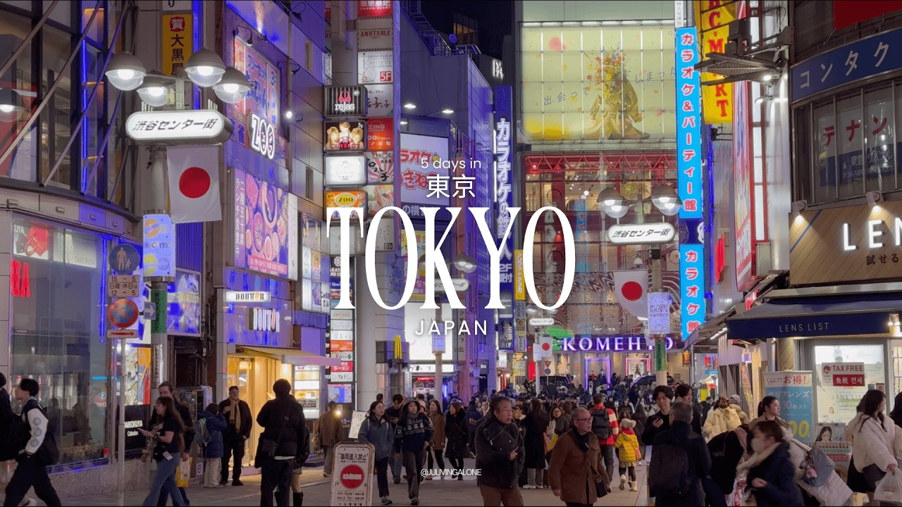 5 days in TOKYO: first time exploring Japan, day trip to Mount Fuji, trying matcha & more 🍜🇯🇵