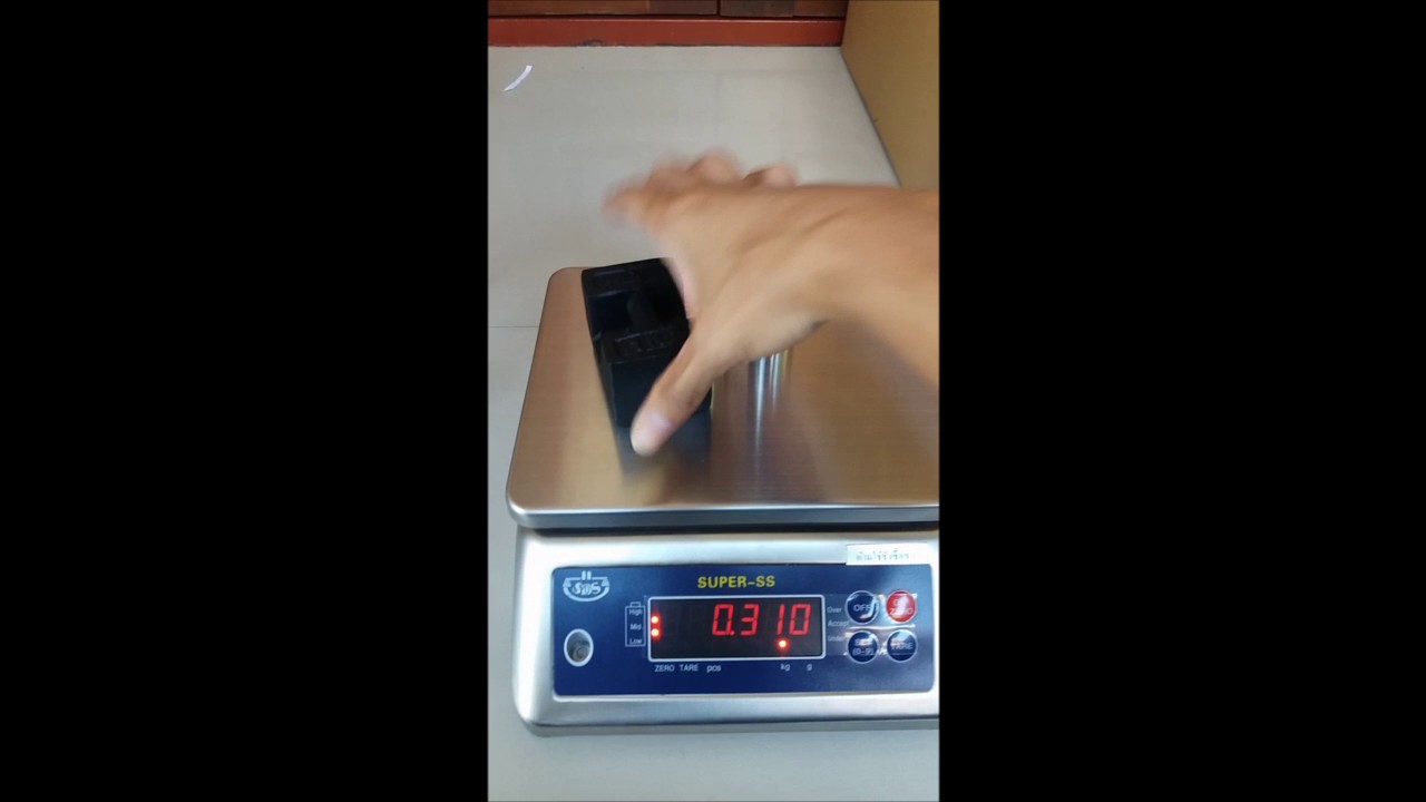 รีวีวการใช้งานเบื่องต้น ของเครื่องชั่ง ยี่ห้อSDS Super SS