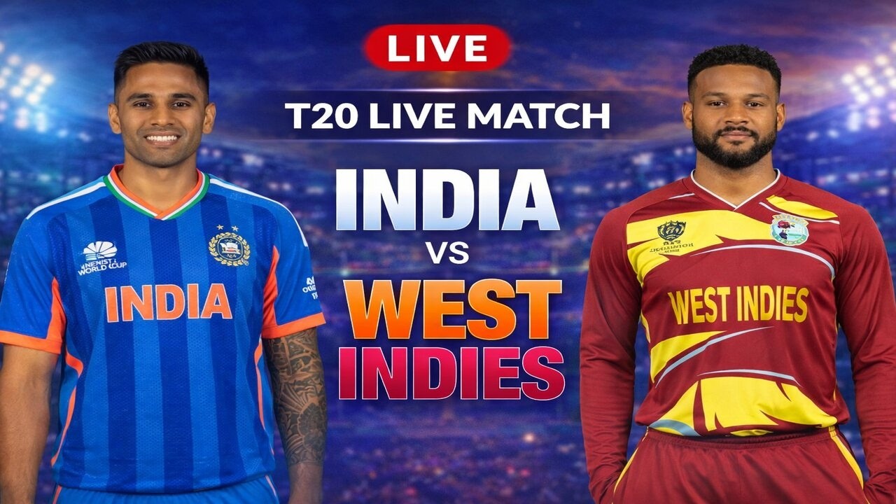 🔴 LIVE | INDIA VS WEST INDIES | T20 Match 2026  Cricket Game Simulation | Cricket 26 Gameplay