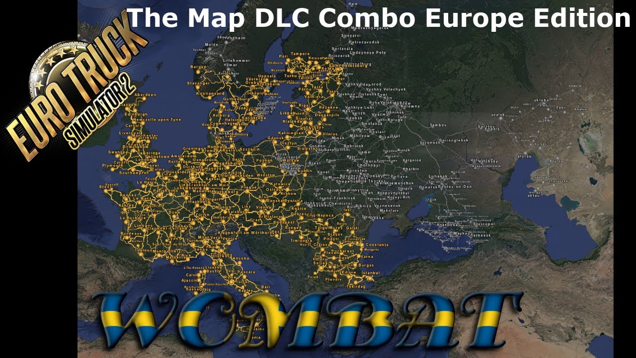 ETS2 1.36 - Road to the Black Sea DLC Map Combo, Europe Edition