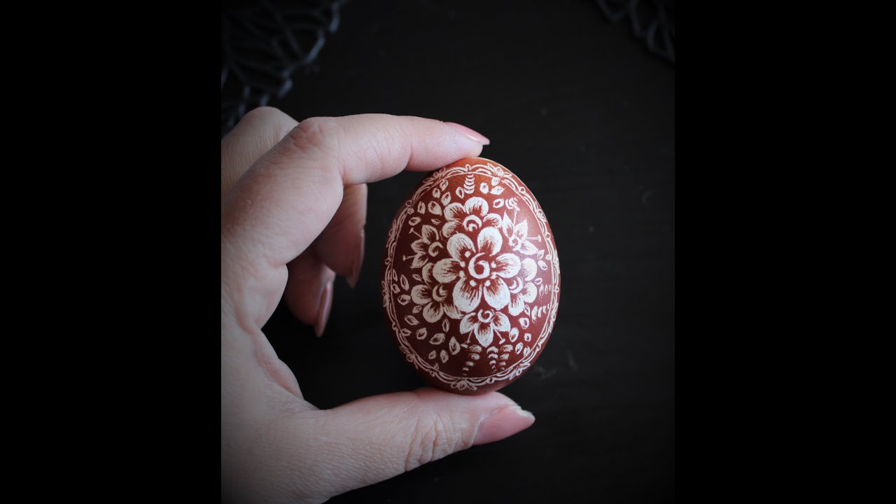 DIY - zdobienie jaj wielkanocnych krok po kroku (technika rytownicza)