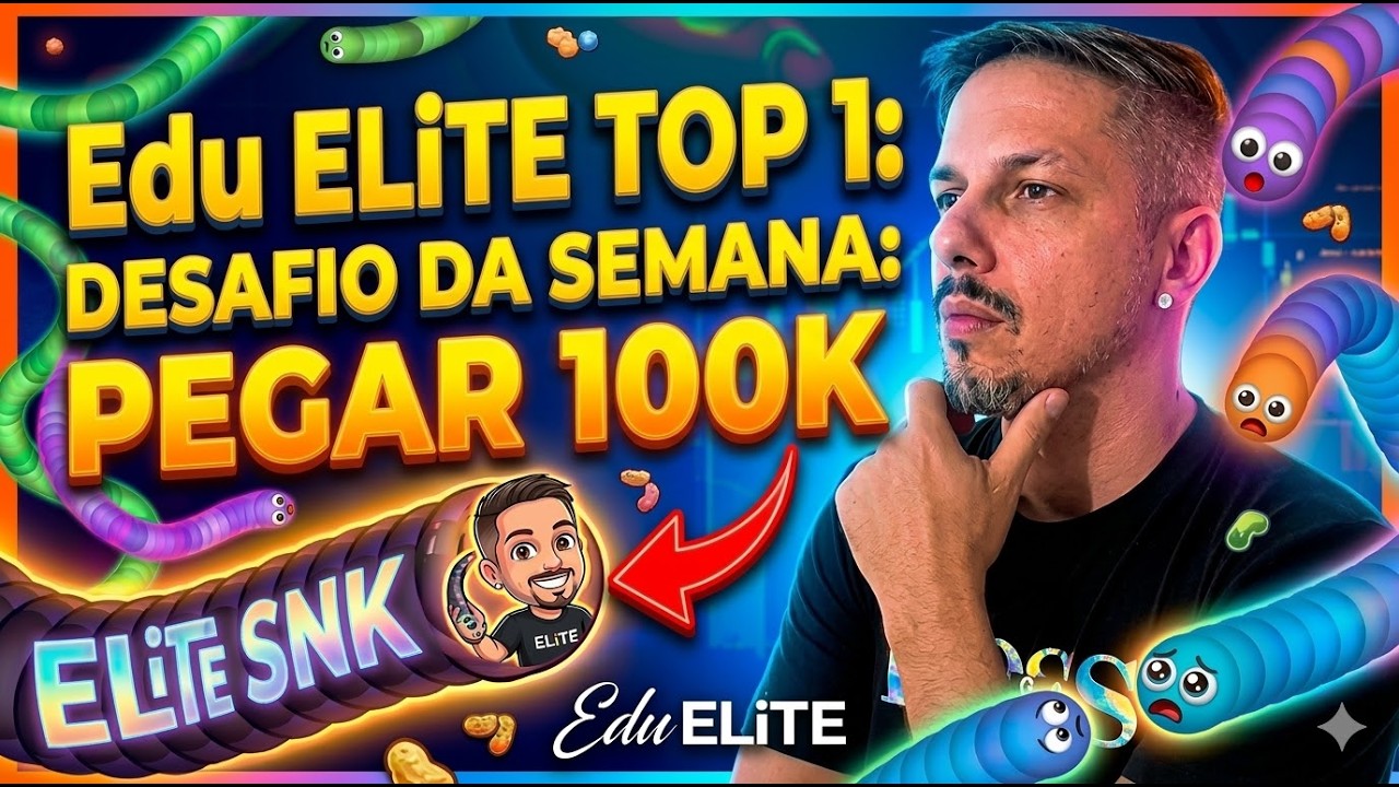 O desafio é 100K - Ajude amigos!!! - Edu ELiTE AO VIVO Jogo da Cobra