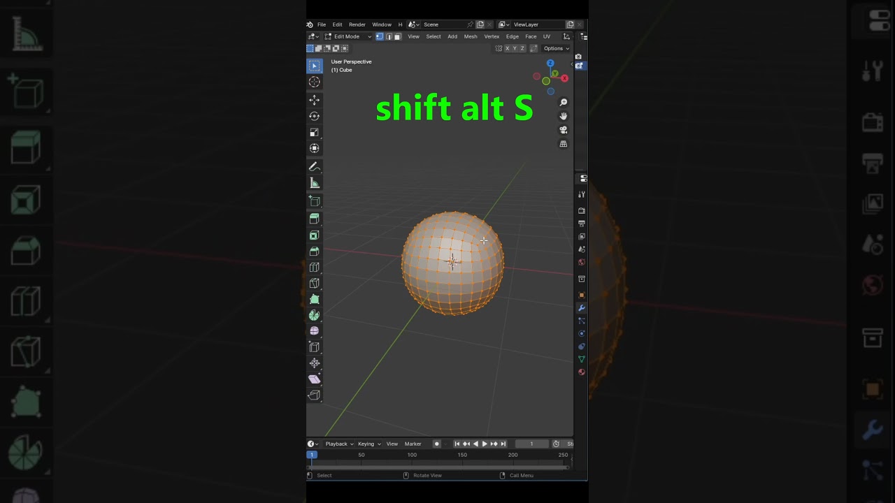 Lets create a perfect sphere in blender  #blenderustad