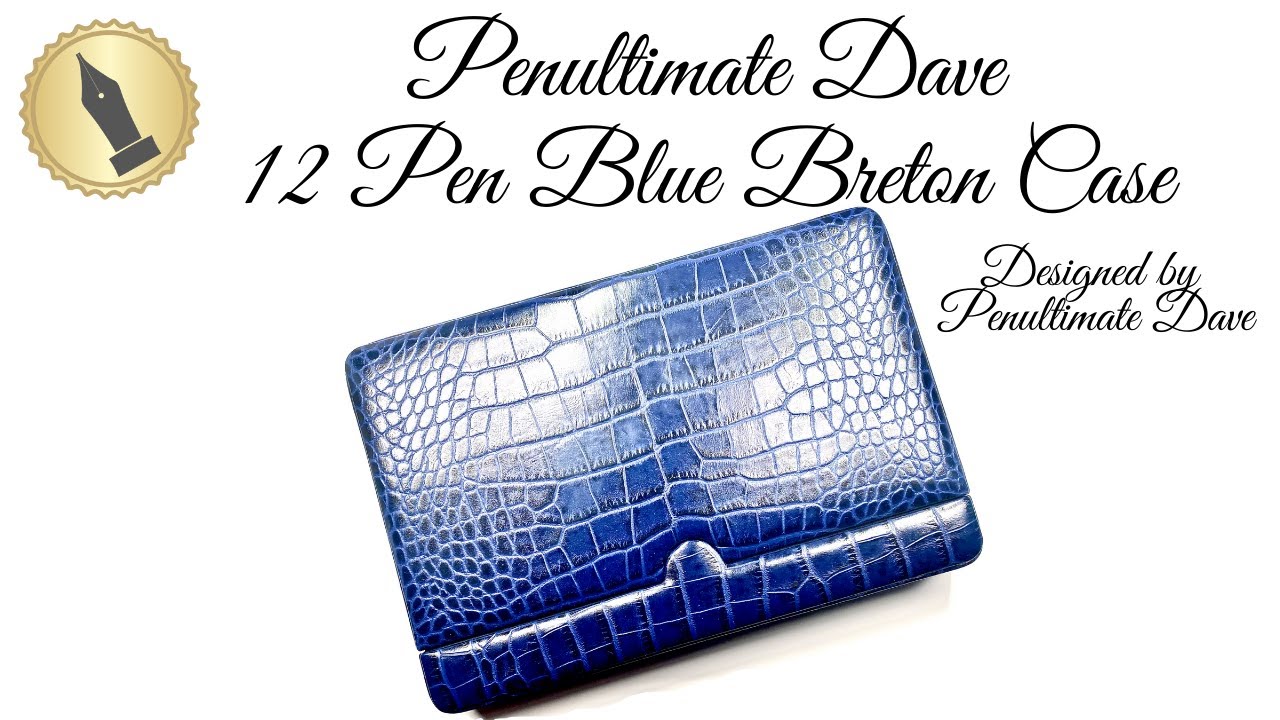 Penultimate Dave Blue 12 Pen Breton Case Unboxing and Review