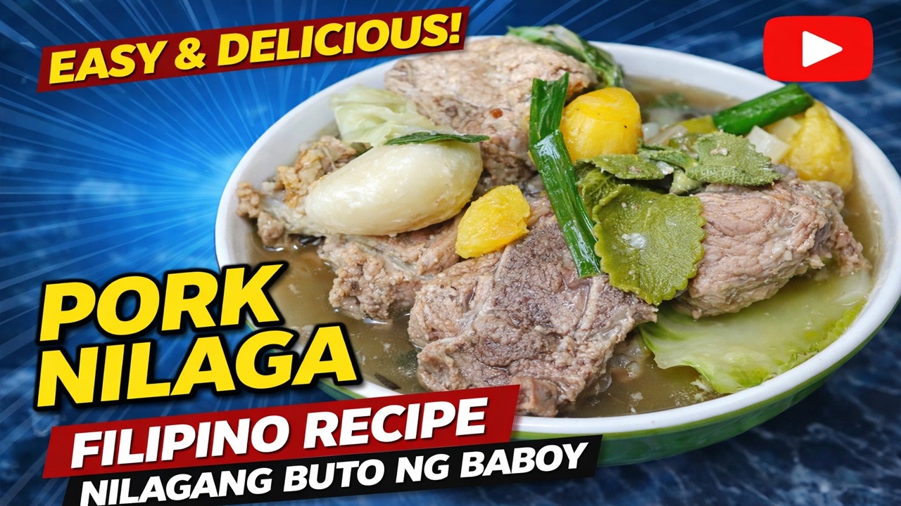 Pork Nilaga Filipino Recipe Nilagang Buto Buto ng Baboy