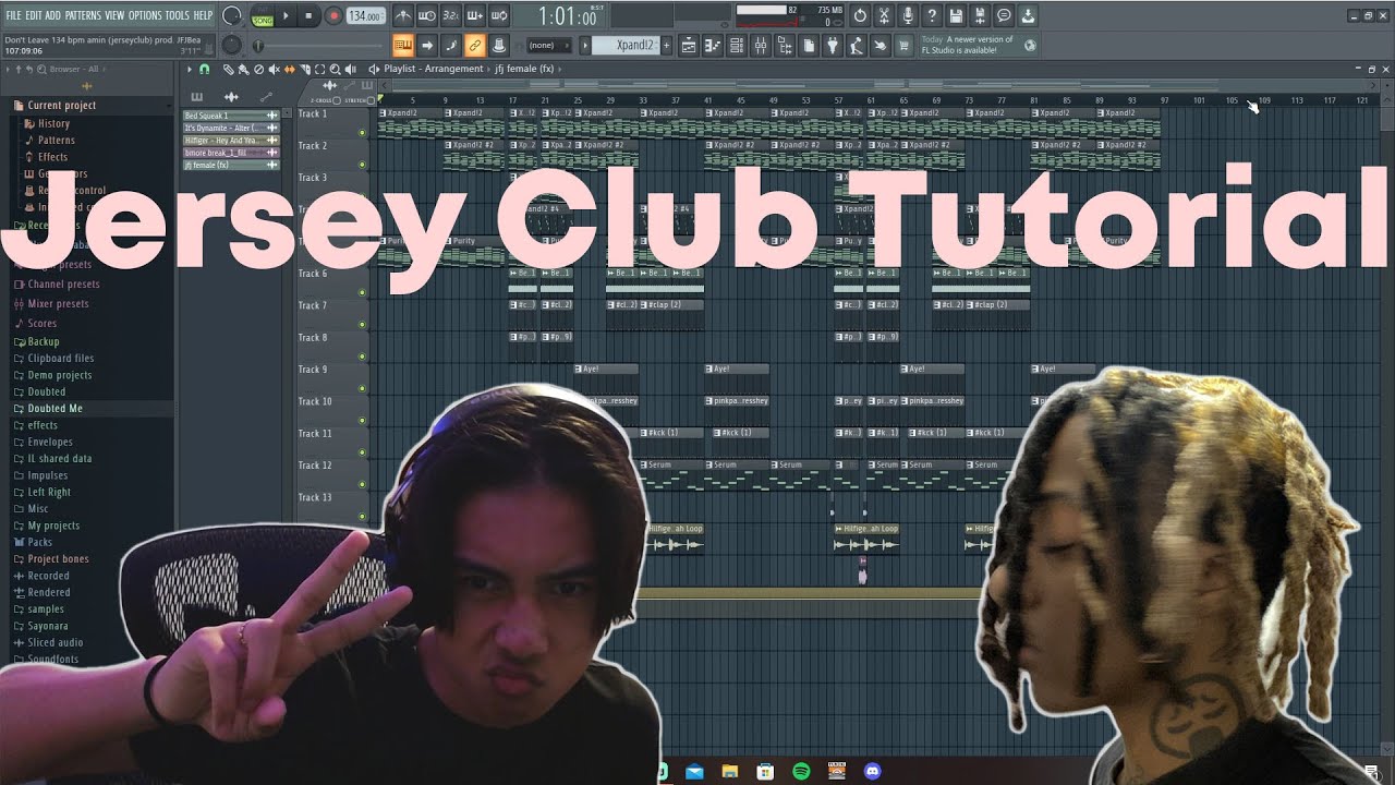 How To Make A Jersey Club Type Beat For Skaiwater x Lil Uzi Vert (FL Studio Tutorial)