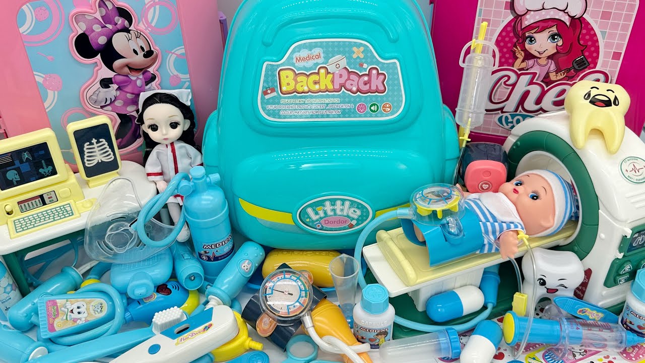 11 Minutes Satisfying with Unboxing Cute Toys Doctor Set | ASMR (no music)